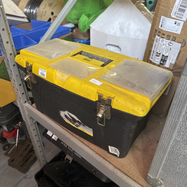 Stanley toolbox with contents