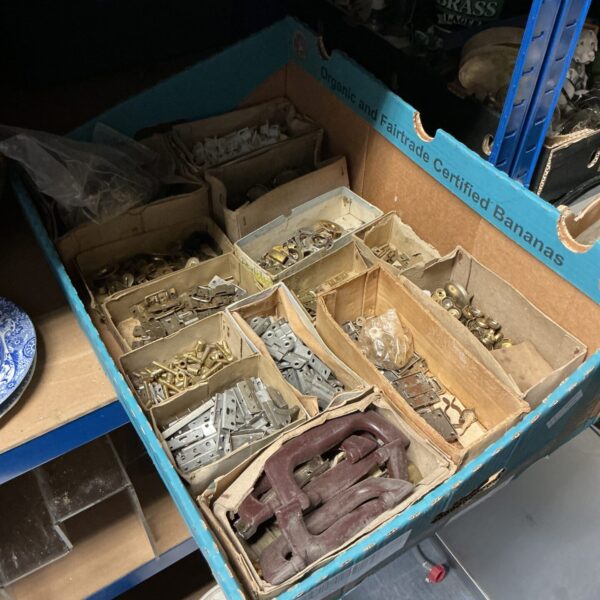 Tray of mixed engineering hardware