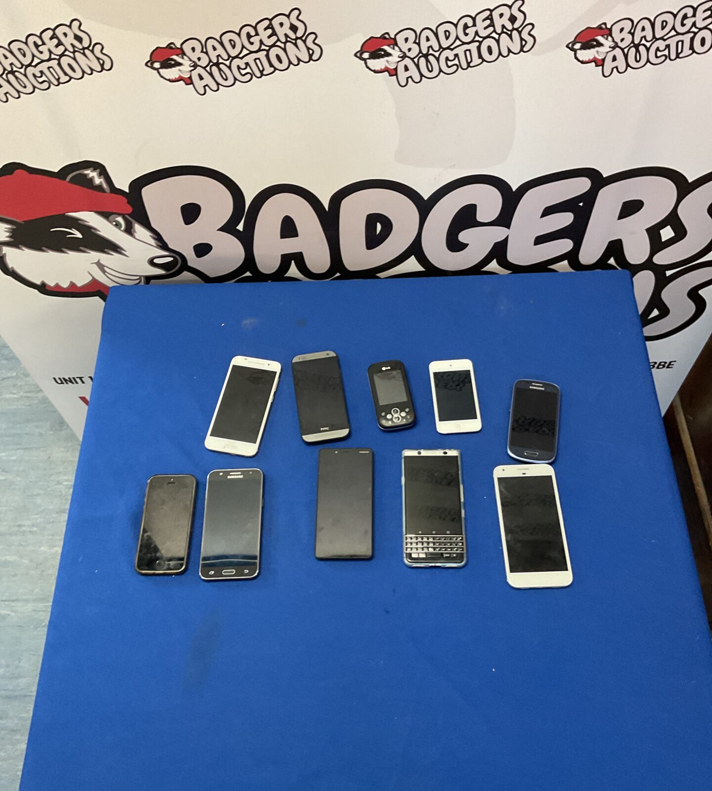 Variety of smart phones incl. iPhone, Samsung, HTC, LG, Nokia