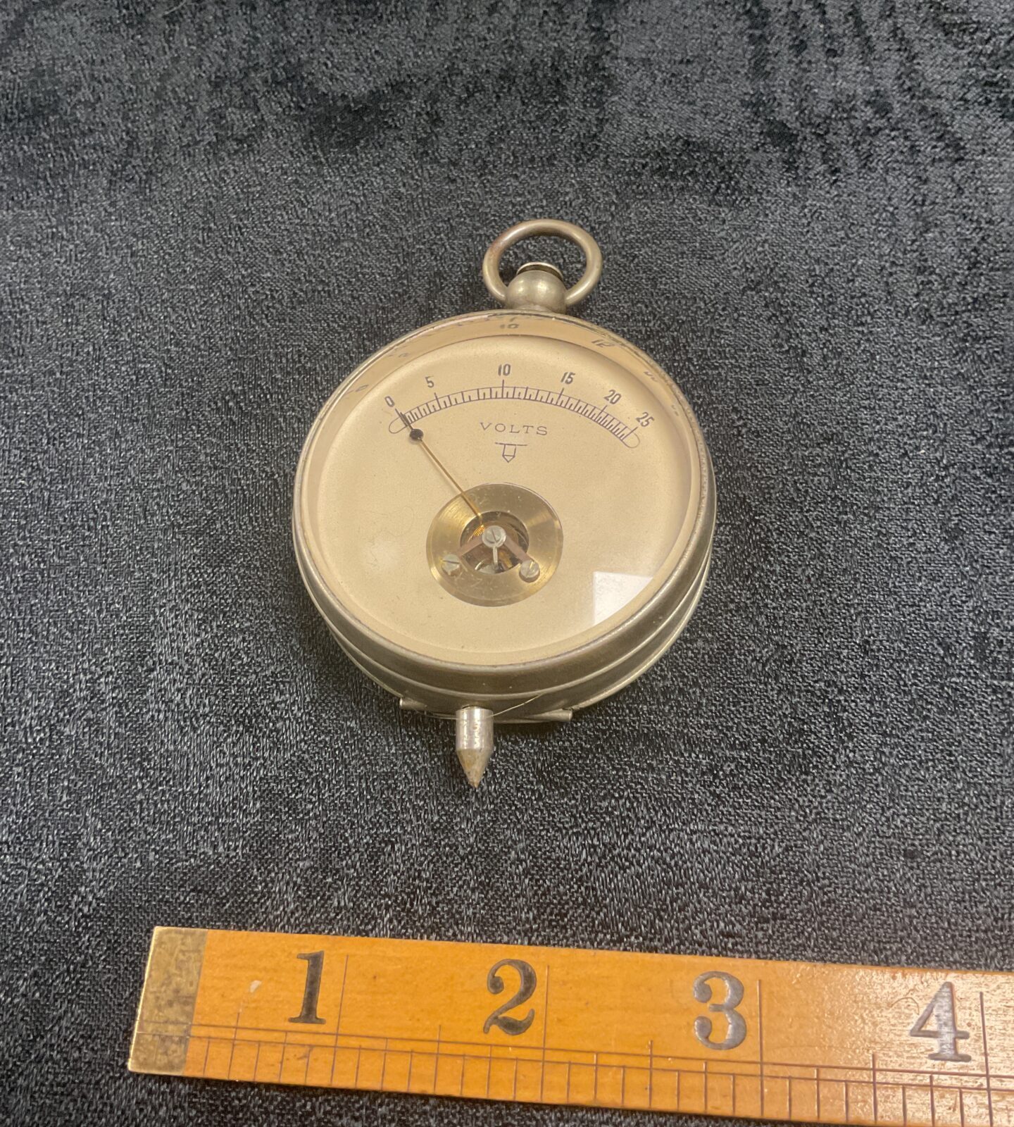 Vintage pocket watch voltmeter