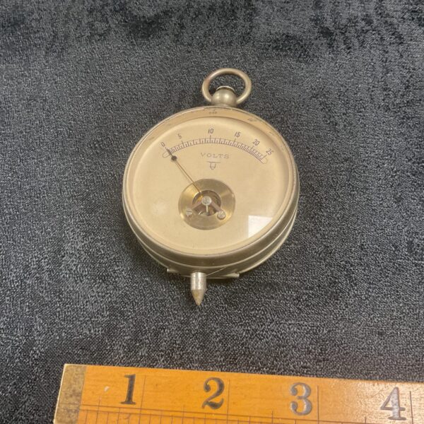 Vintage pocket watch voltmeter