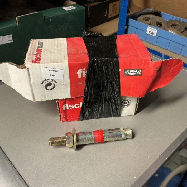Two boxes of Fischer anchor bolts