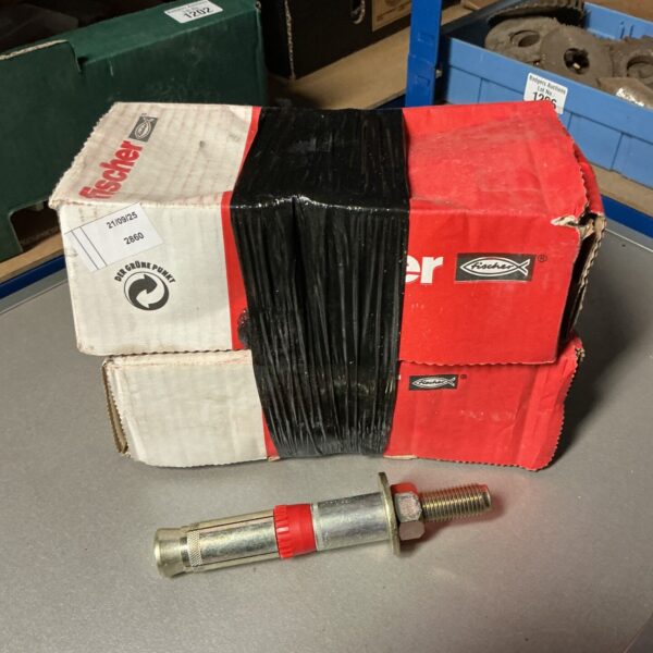 Two boxes of Fischer anchor bolts