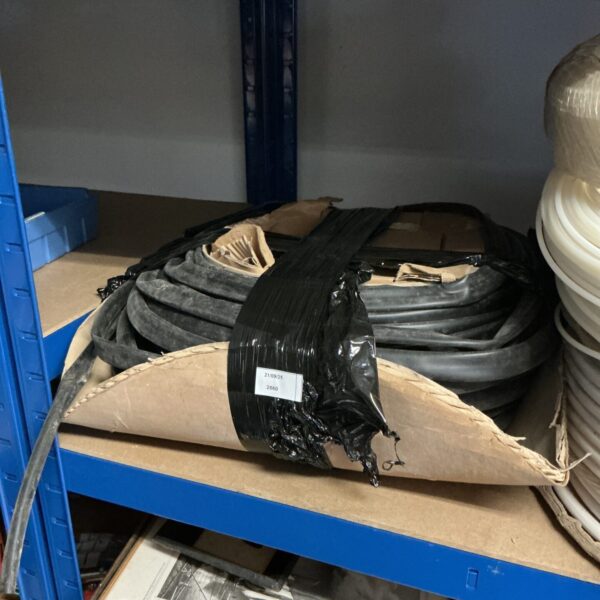 Roll of rubber cable tubing