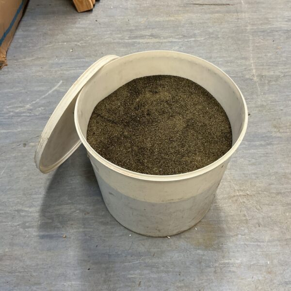 Top of shot blasting fine media