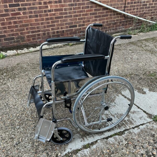 Folding Angel mobility wheelchair in used condition.