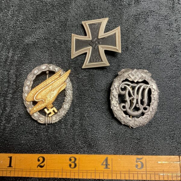 WWII German Iron Cross reproduction badge for collectors.