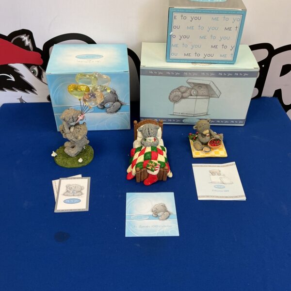 World Me To You bear ornament set in boxes.