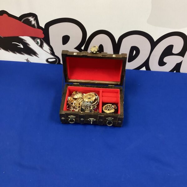Chest style Jewllery box with contents
