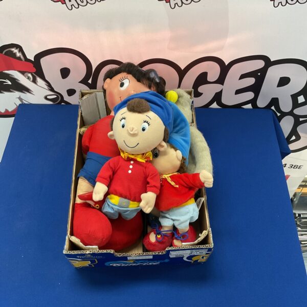 Vintage Noddy toys and teddy bears, collectible children's toys.