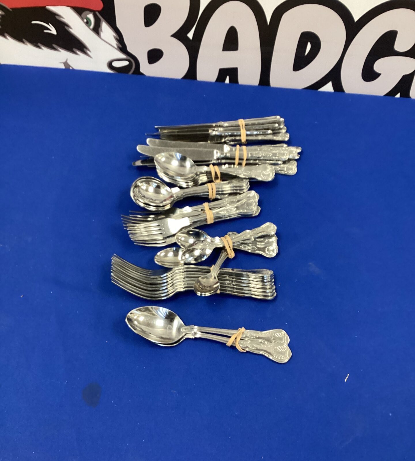 Set of stainless steel Cutlery