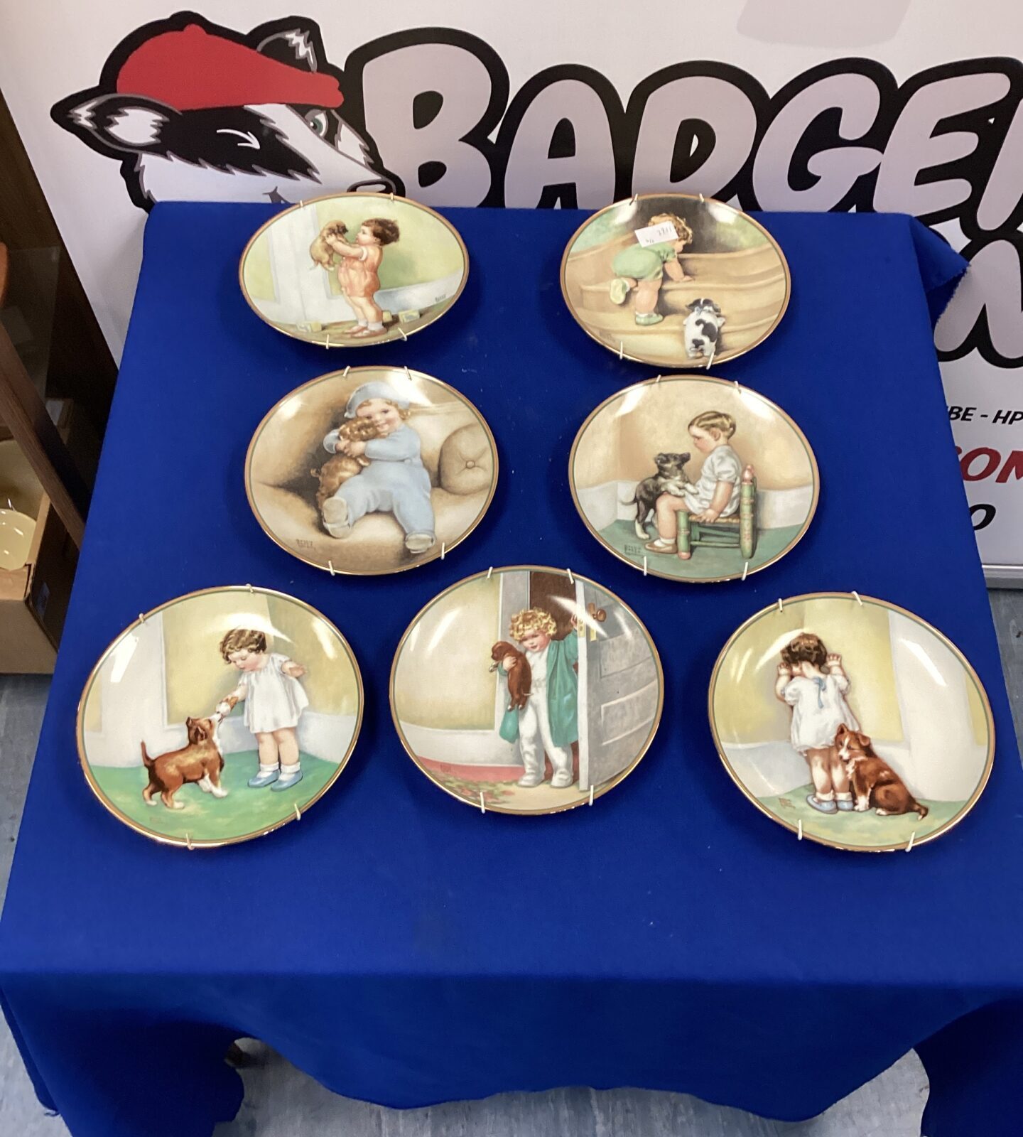 Selection of Bessie Pease Wall hanging plates
