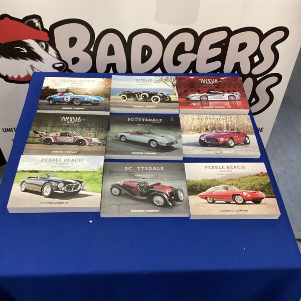 Lot of nine Gooding & Company auction catalogues for classic cars.