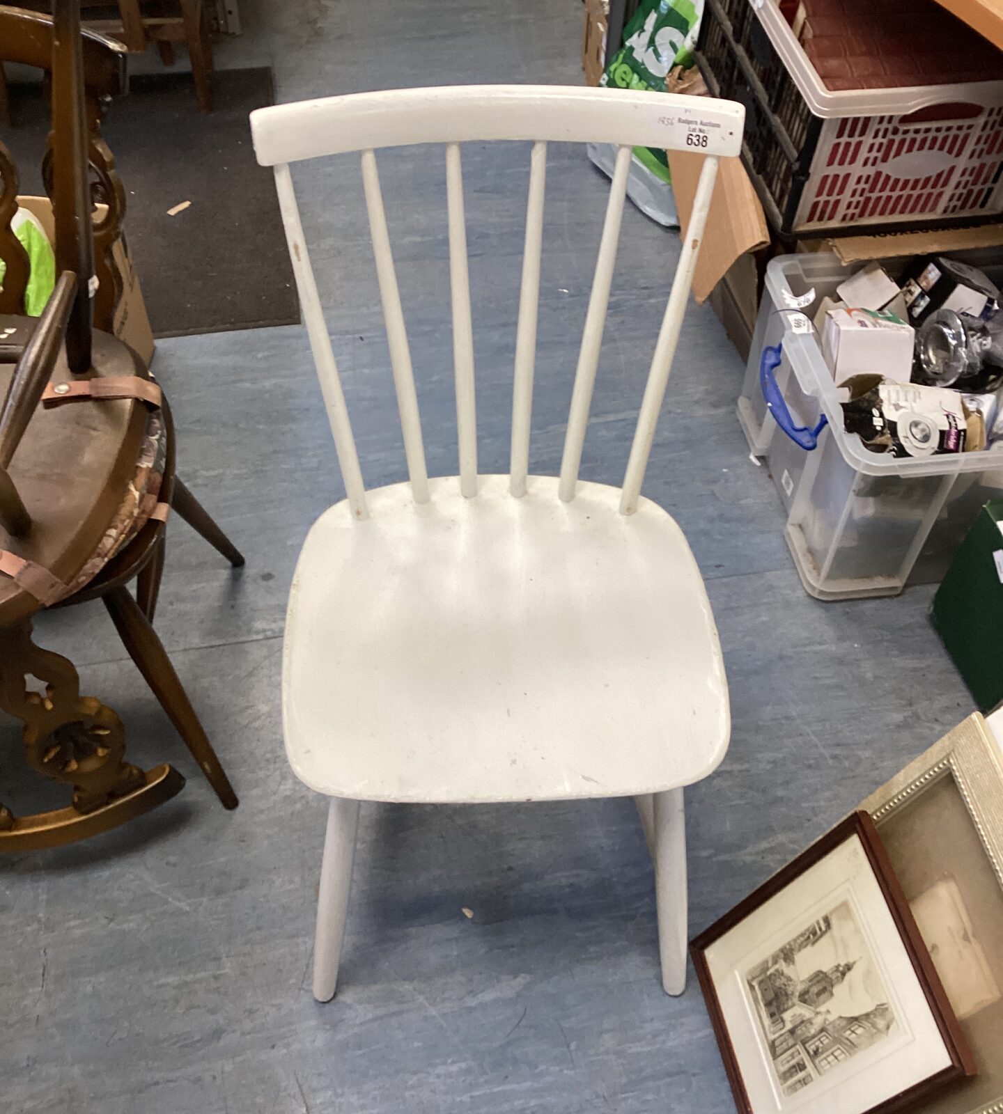 Vintage Ercol stick back chair