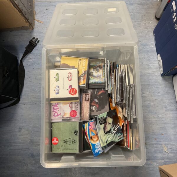 Large mixed lot of CDs with various album covers.