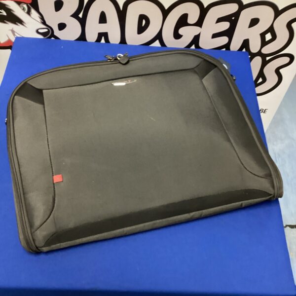 Dark Antler suit bag for travel and garment protection.
