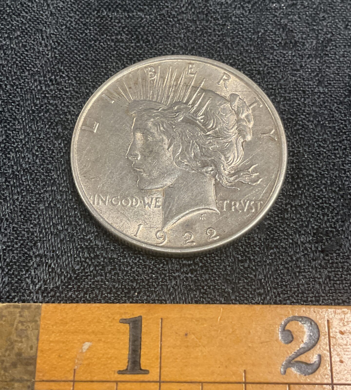 1922 American Silver peace dollar
