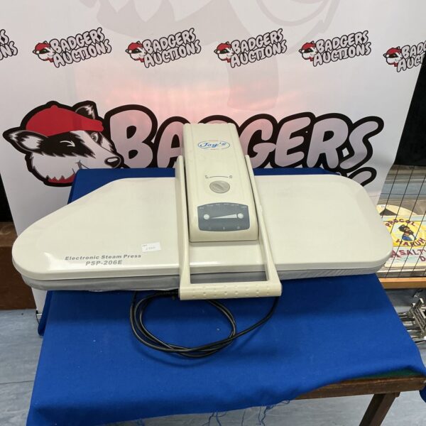 Vintage Joy’s electronic steam press for laundry and ironing.
