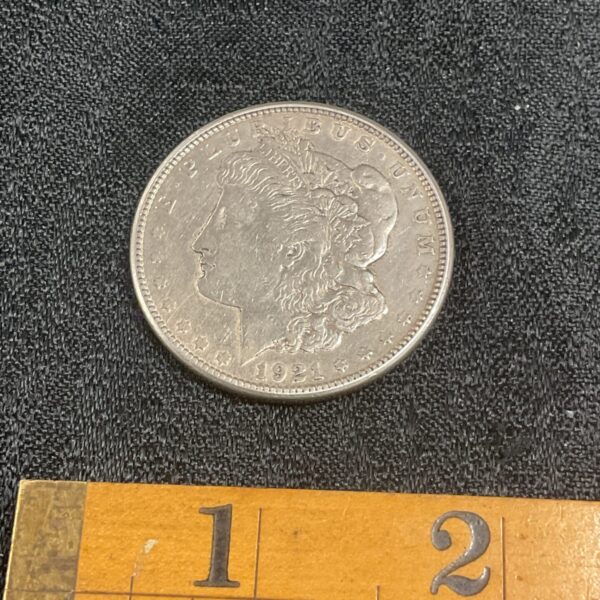 1921 Silver Morgan dollar coin