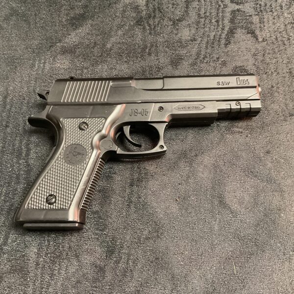 Used S&W JS-05 BB gun pistol, replica firearm for collection.