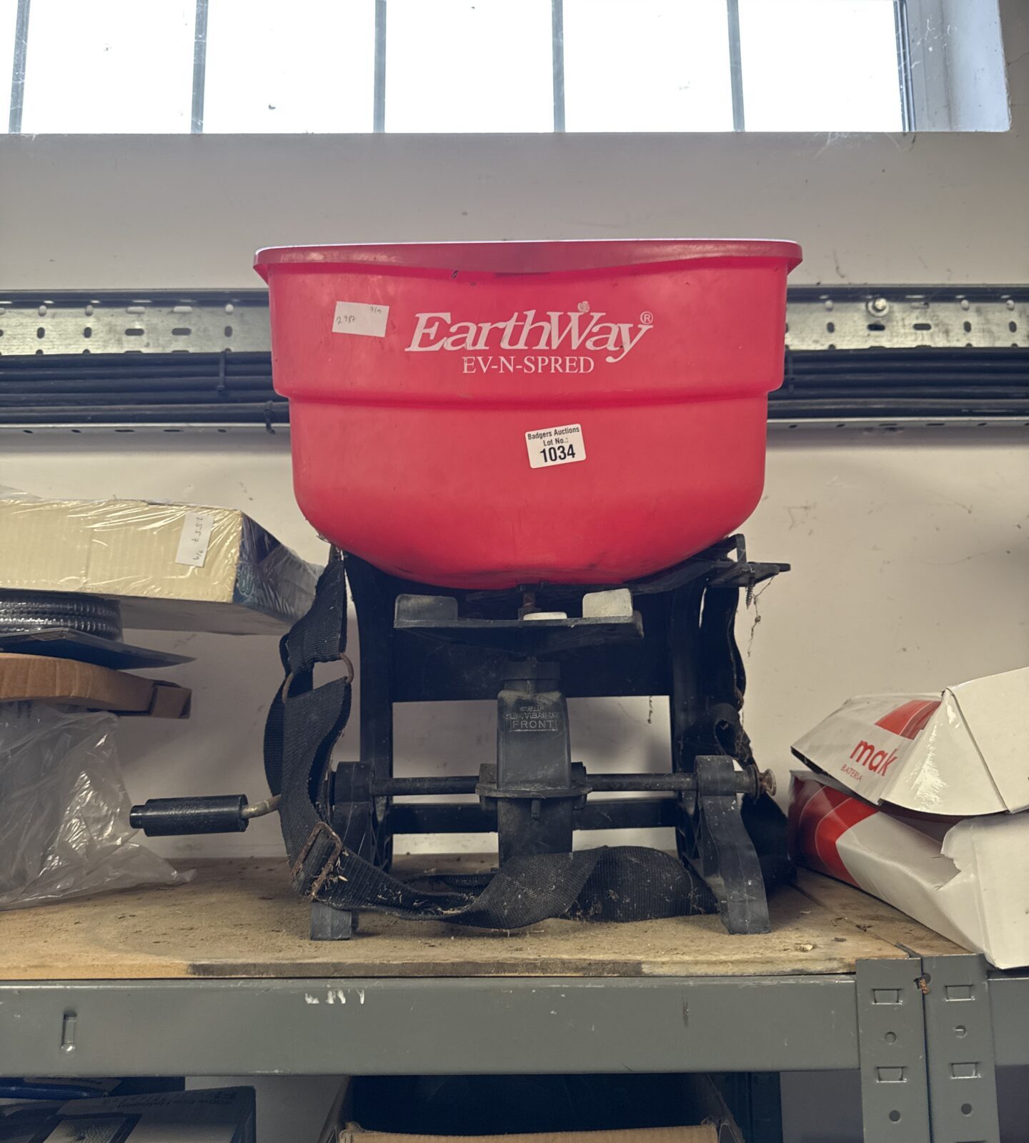 Earthway garden seed spreader