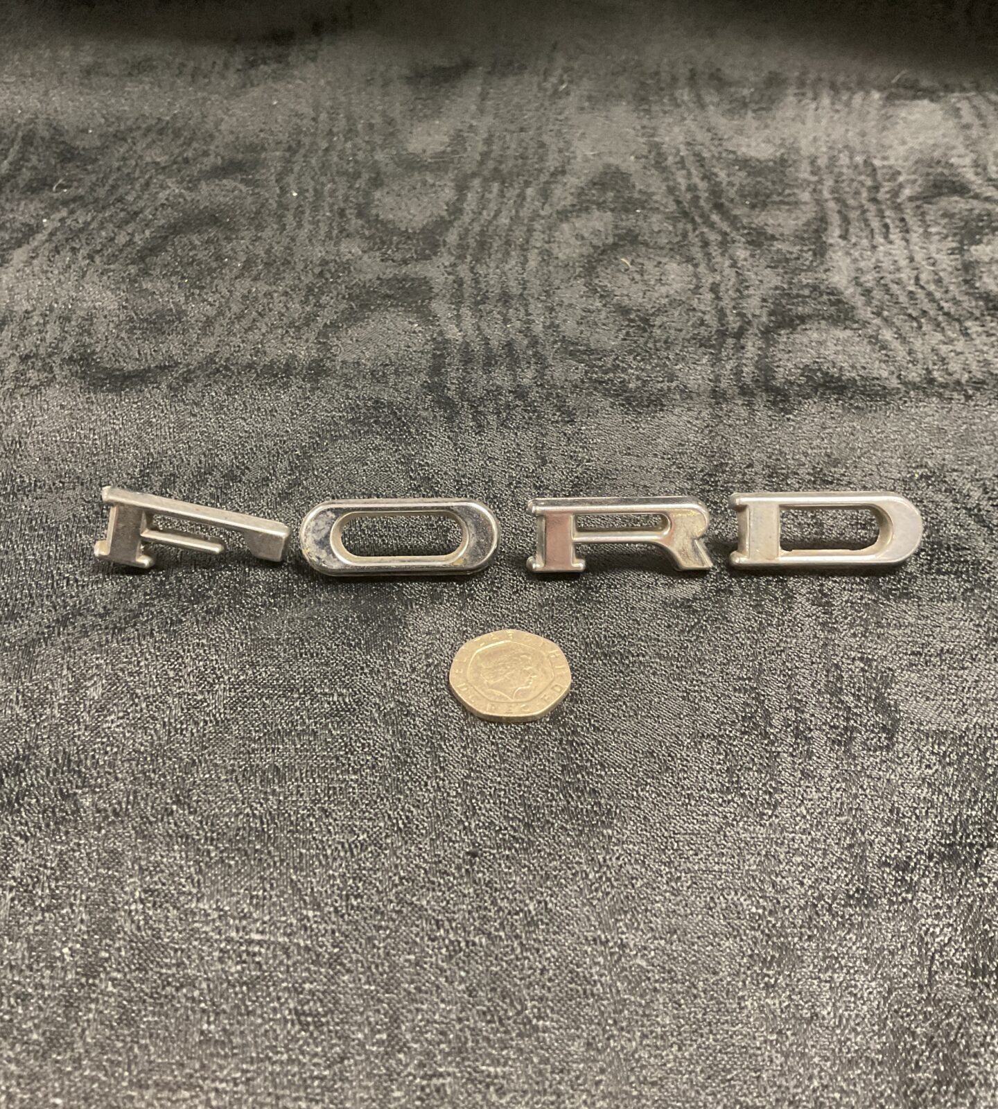 Classic Chrome Ford Letters