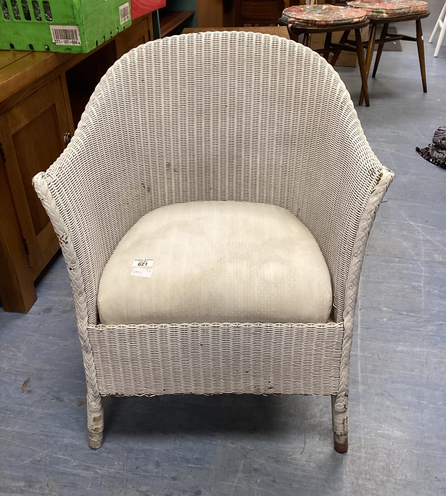Small wicker chair