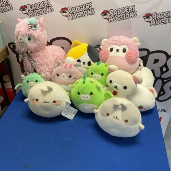 Selection of mixed soft toys inc squishmallows