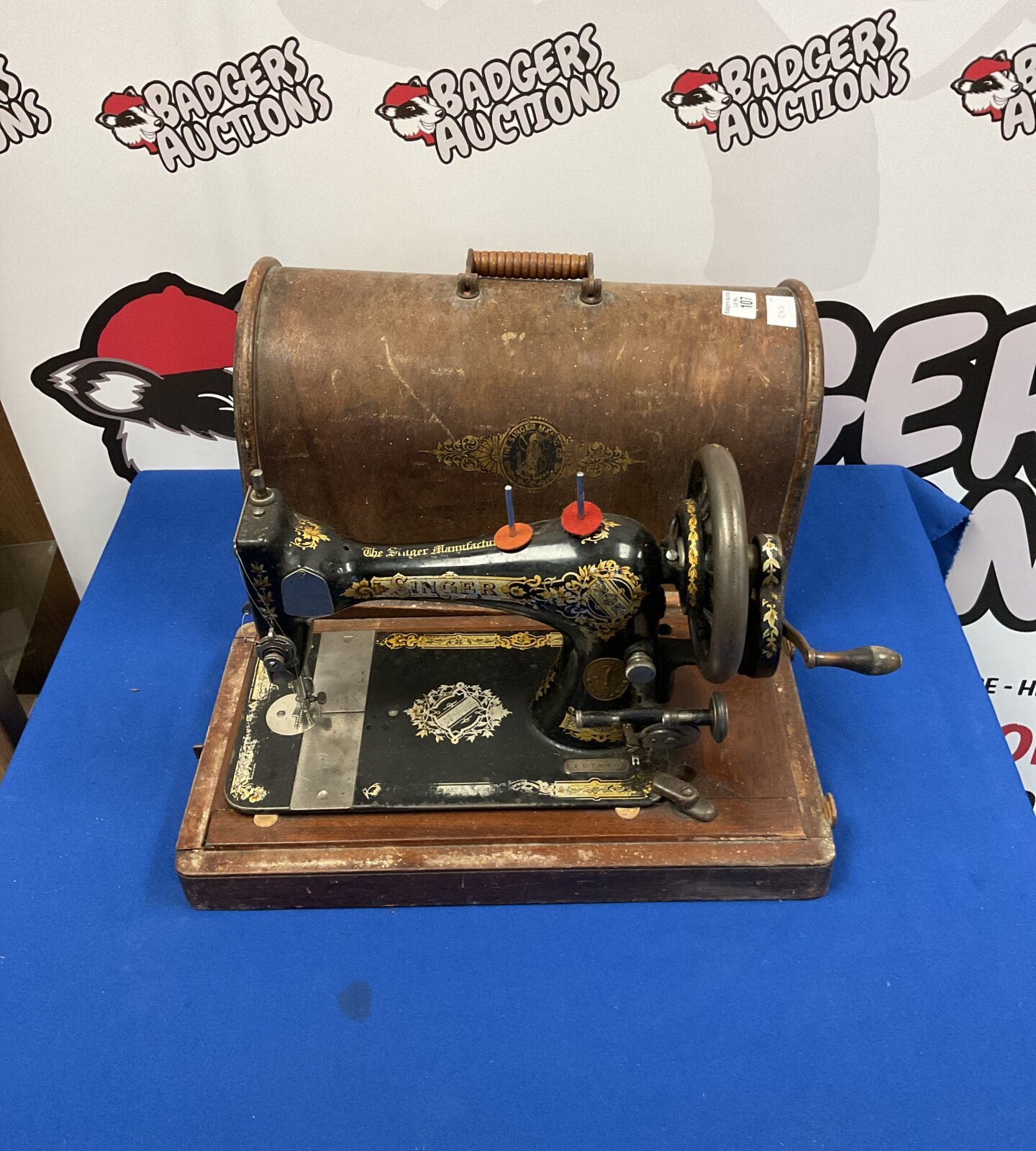 Antique Singer sewing machine