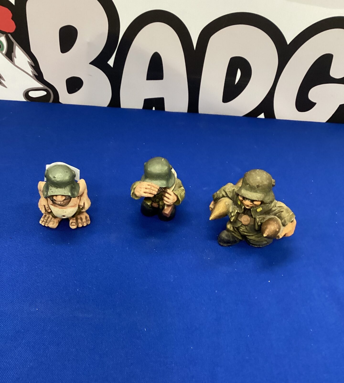 Three Sturmtruppen Bonvi Figures