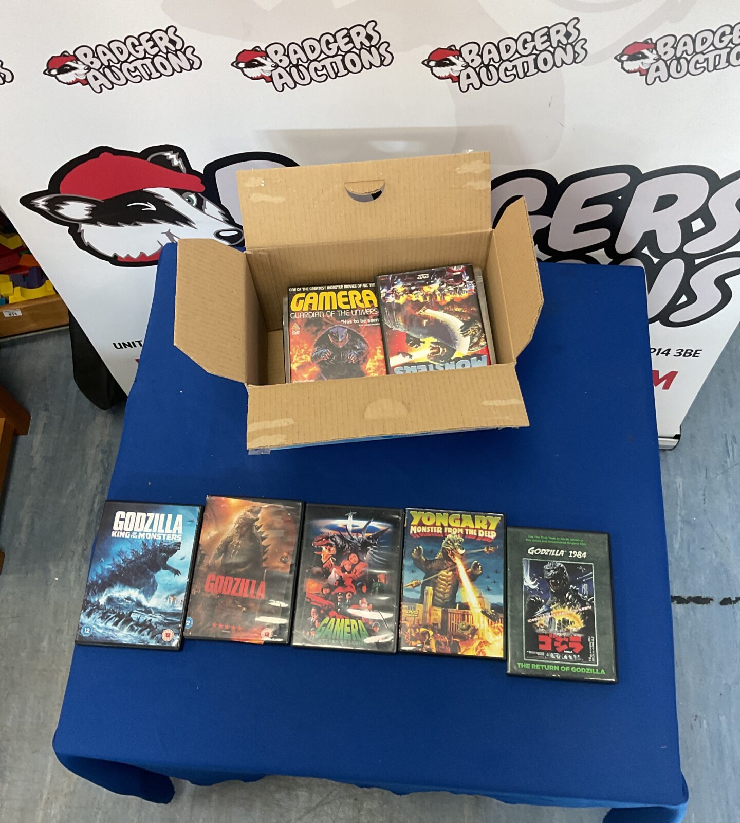 Collection of Godzilla DVDs – Badgers Auctions