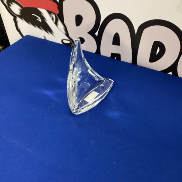 Baccarat Crystal Glass Boat Paperweight