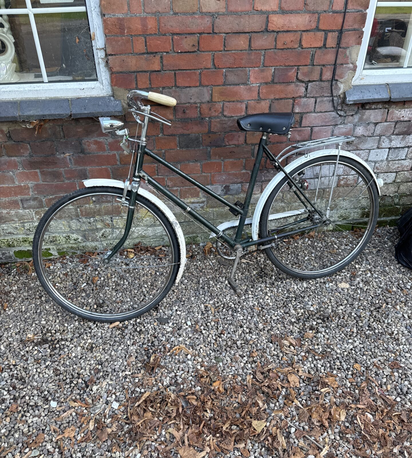 Vintage Humber ladies bicycle with working dynamos