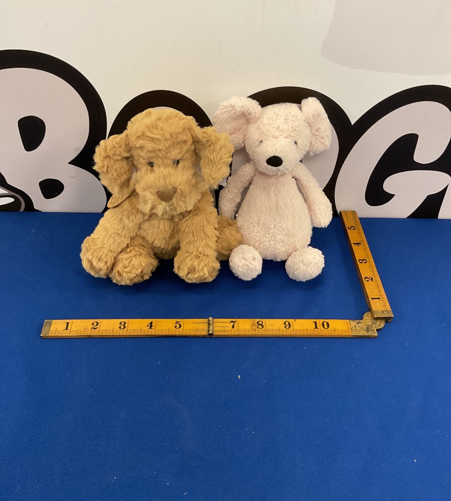 Two Jellycats Inc Bashful Mouse And FuddleWuddle Puppy