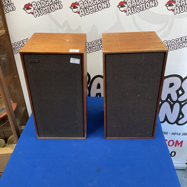 Pair of vintage Celestion C bookshelf speakers in good condition.