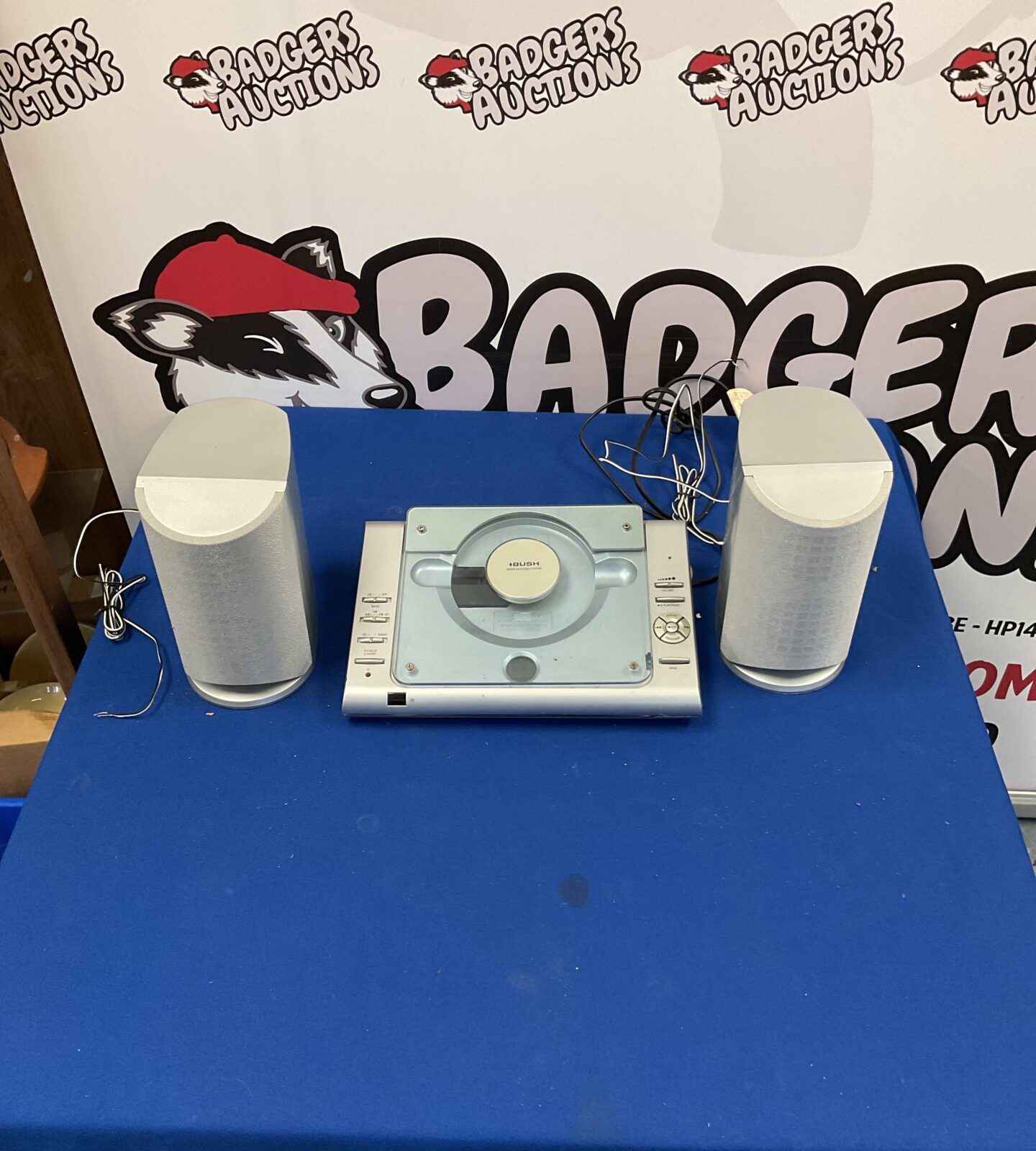 Bush micro CD stereo system with speakers