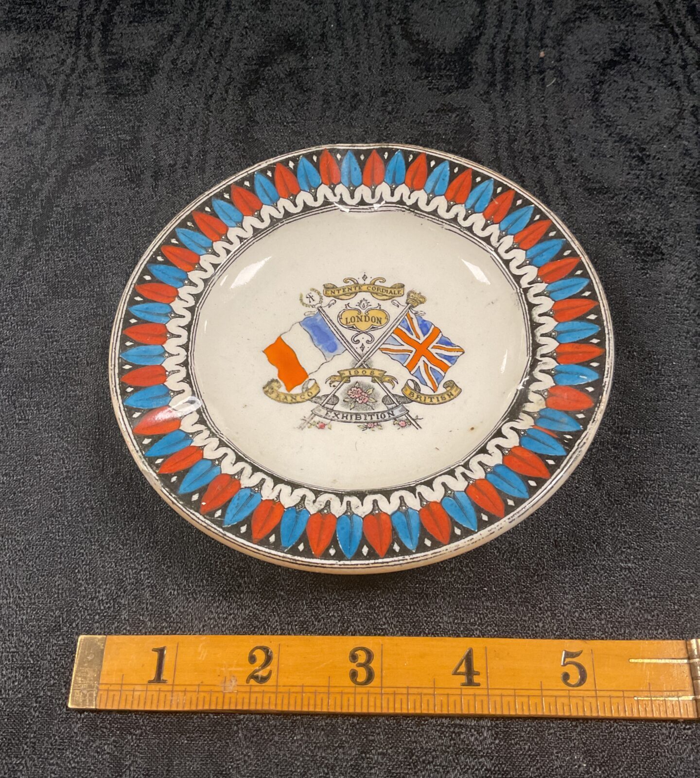 Franco British 1908 Exhibition London ash tray