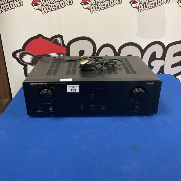 Front view of a vintage Marantz PM6010OSE integrated amplifier.