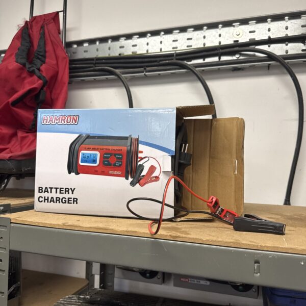 Harmon car battery charger - has 2 pin plug, needs adapter