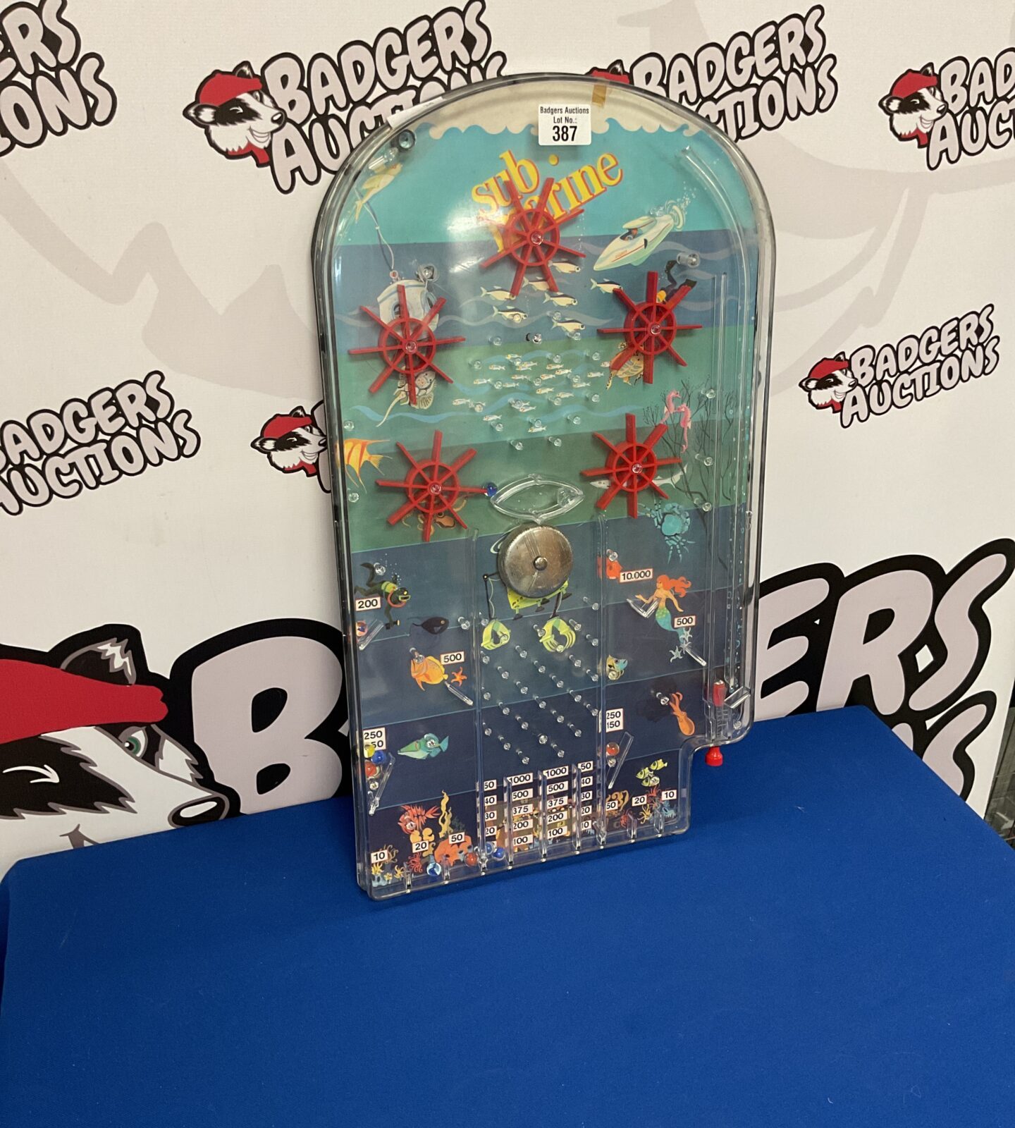 Sub marine style pinball game