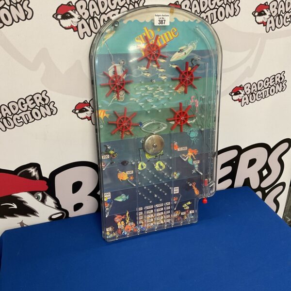 Sub marine style pinball game