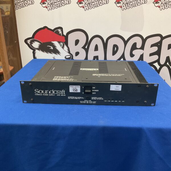 Soundcraft CPS 450/B power supply unit, side view.