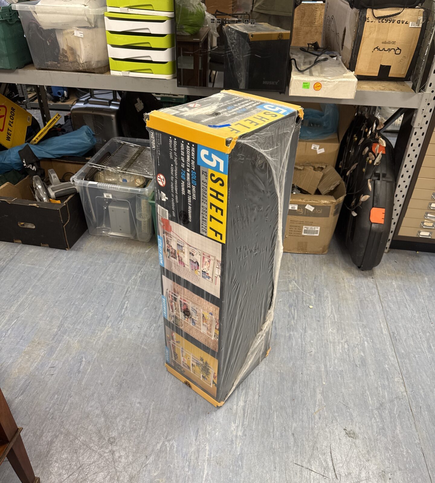 Keter 12” five tier shelf rack - new in packet