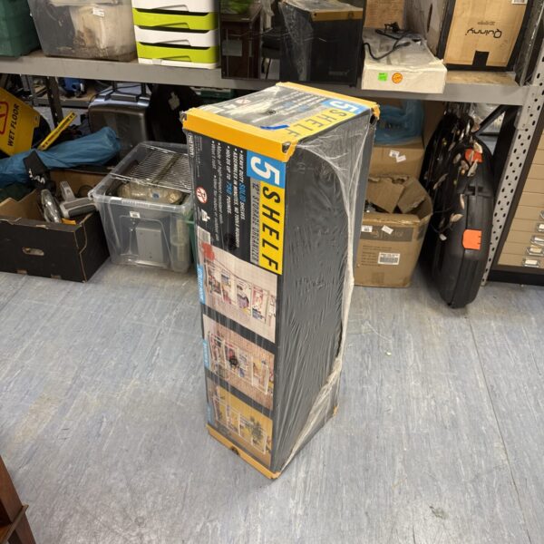 Keter 12” five tier shelf rack - new in packet