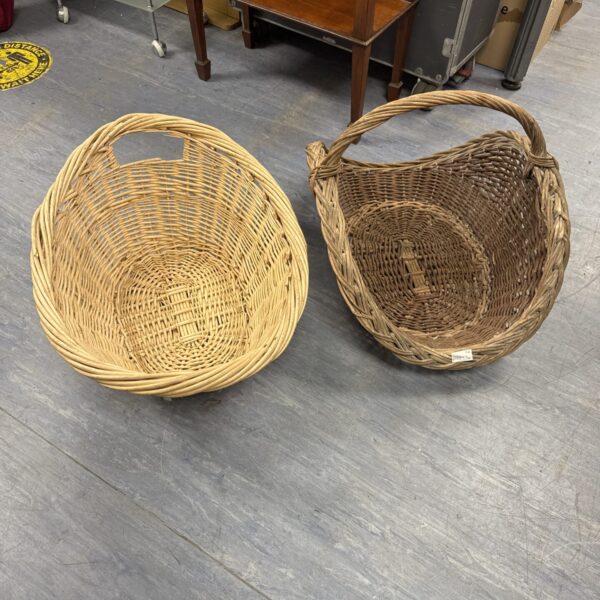 Wicker log basket & laundry basket
