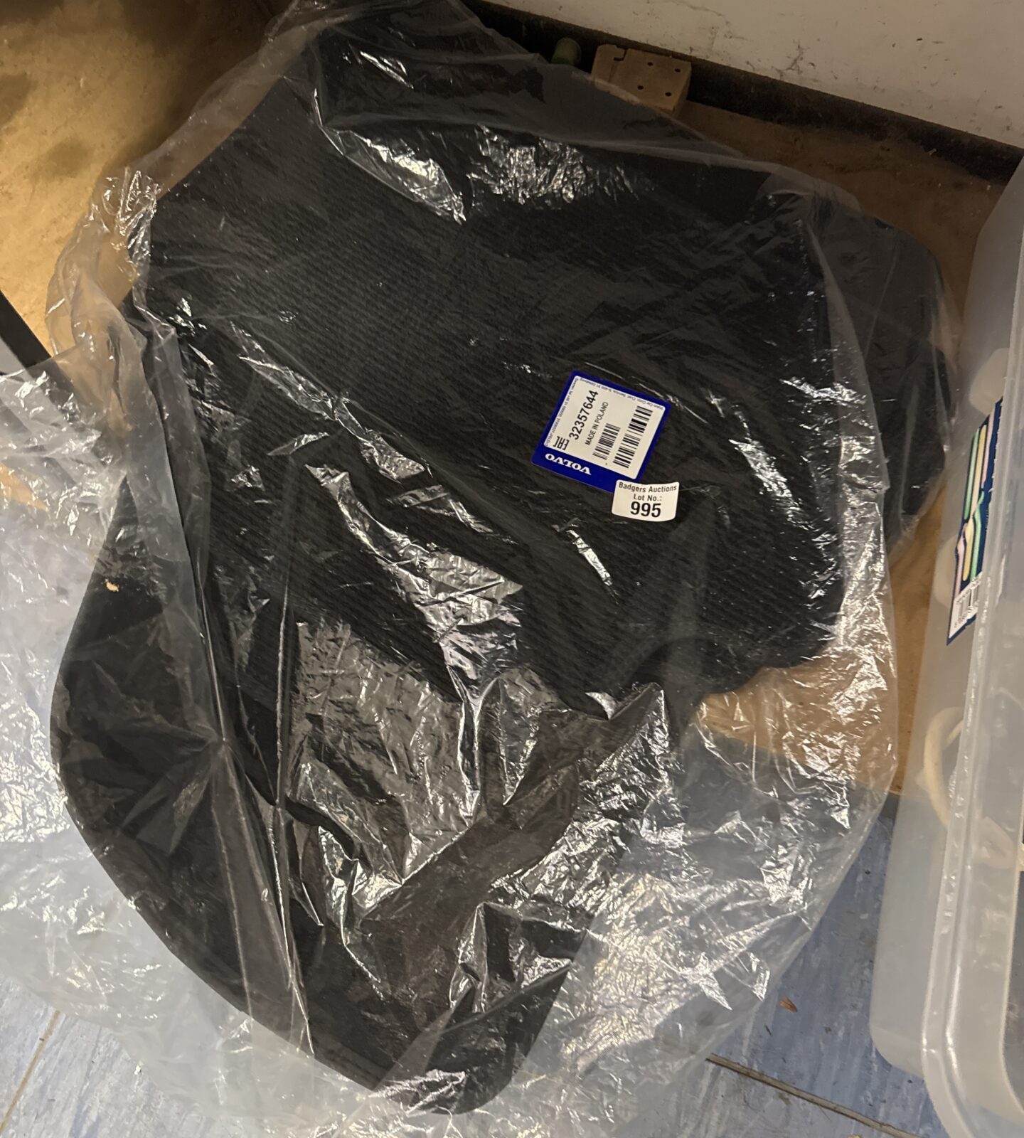 Set of new Volvo car mats