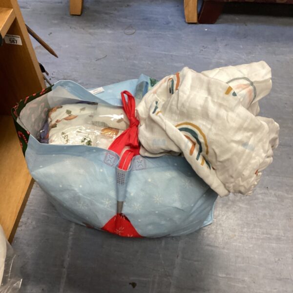 Bag of new swaddle baby wraps