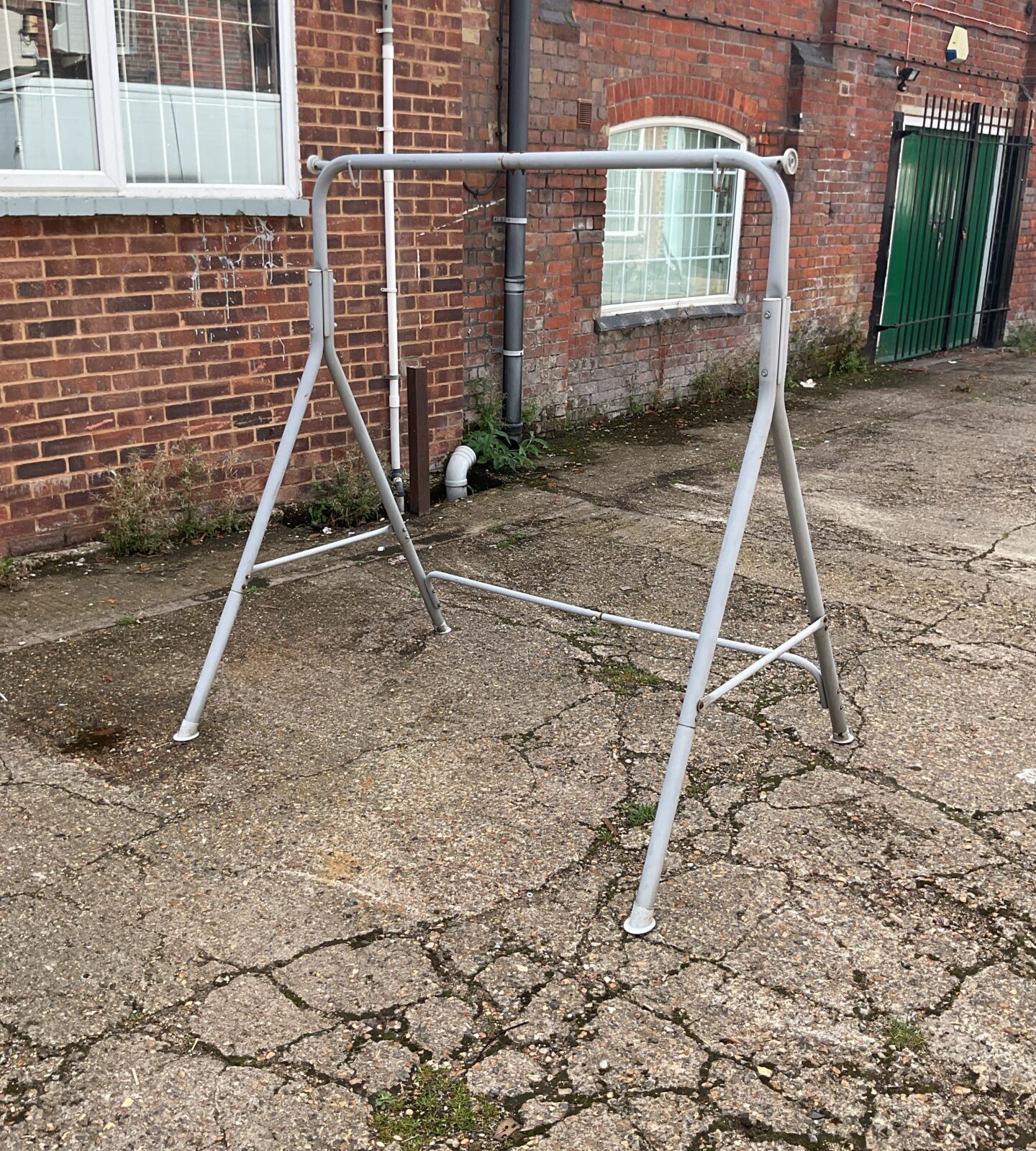 Garden child’s swing frame