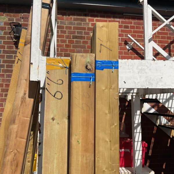 Three bundles of 6’6” timber