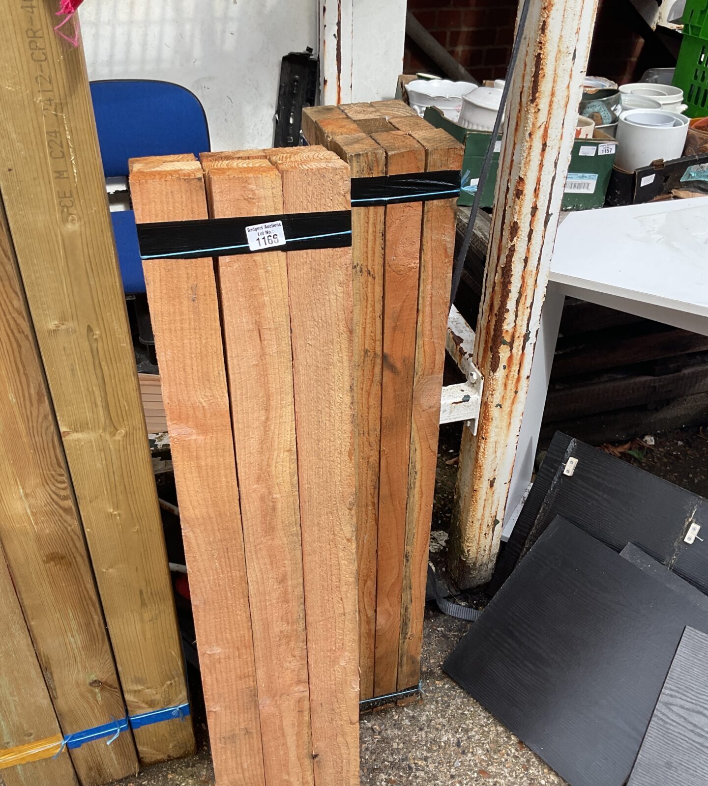 Three bundles of 3’6” timber